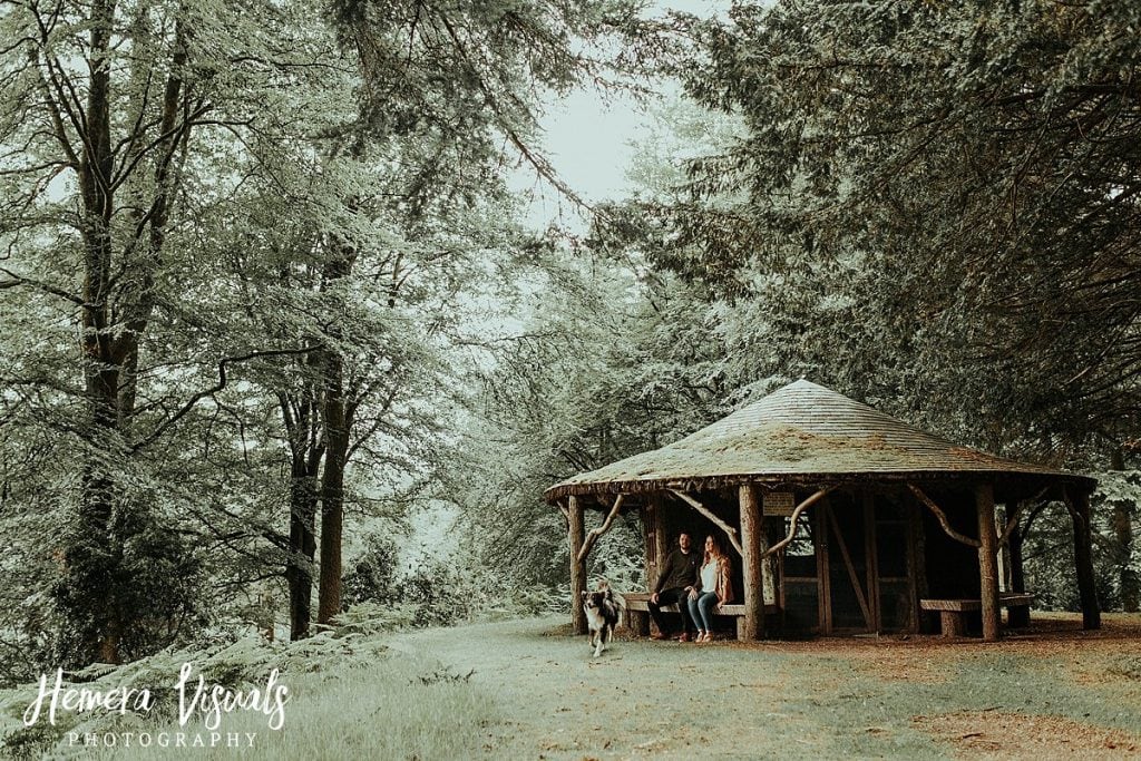 Drumlanrig castle couple engagement photgraphy