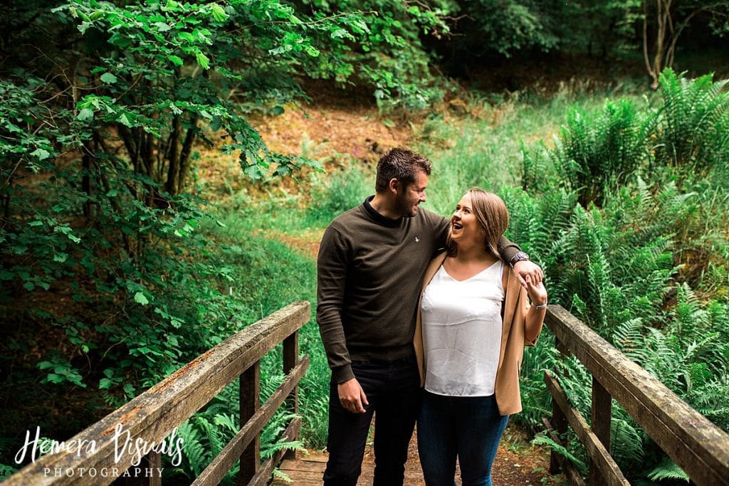 Drumlanring castle Scotland Engagement Shoot couple