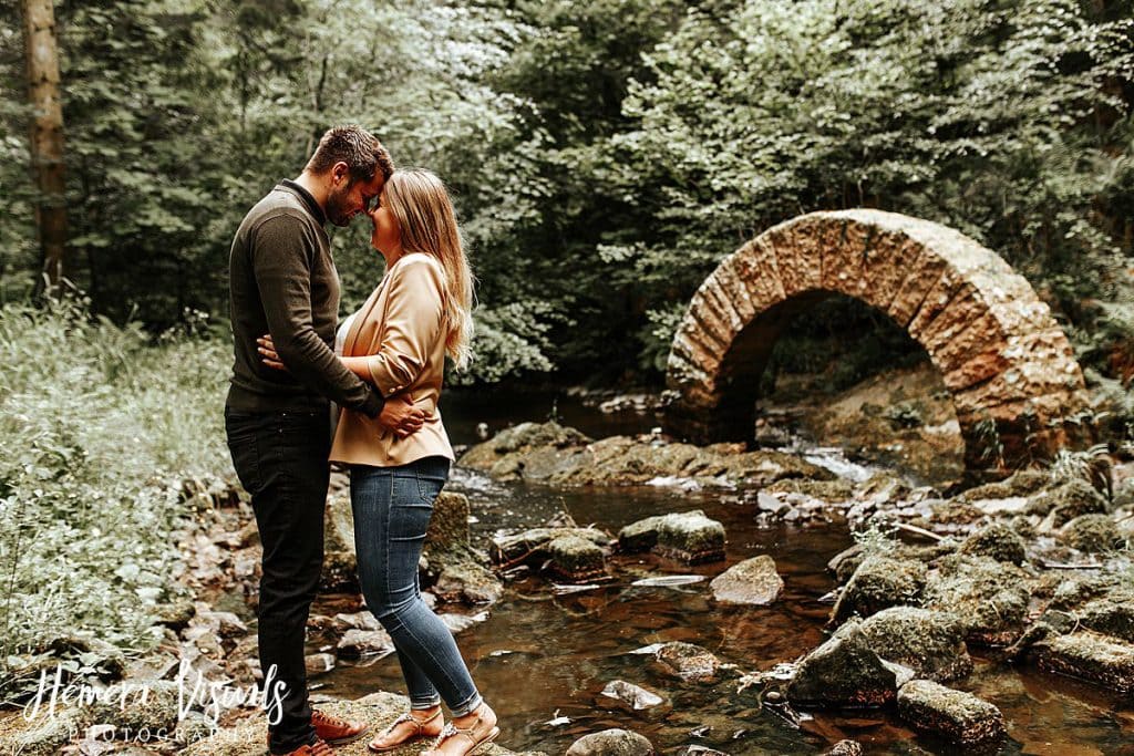 Drumlanrig castle andy goldworthy engagement shoot