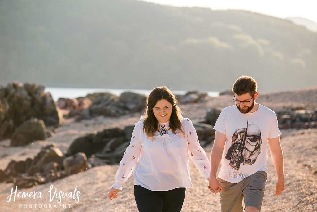 kippford dumfries engagement shoot couple