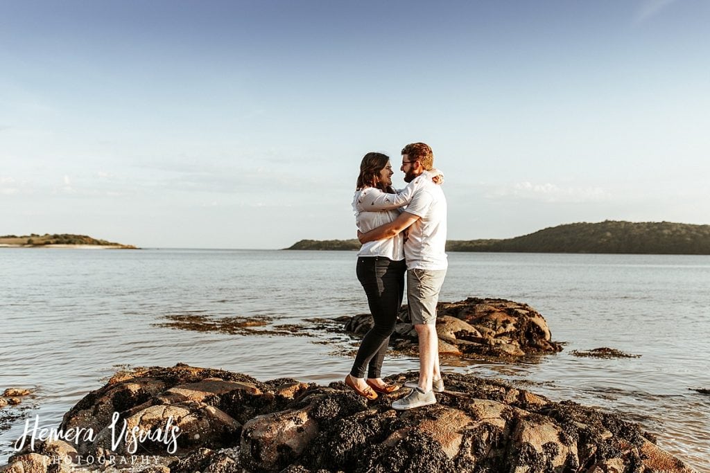 kippford dumfries engagement shoot beach