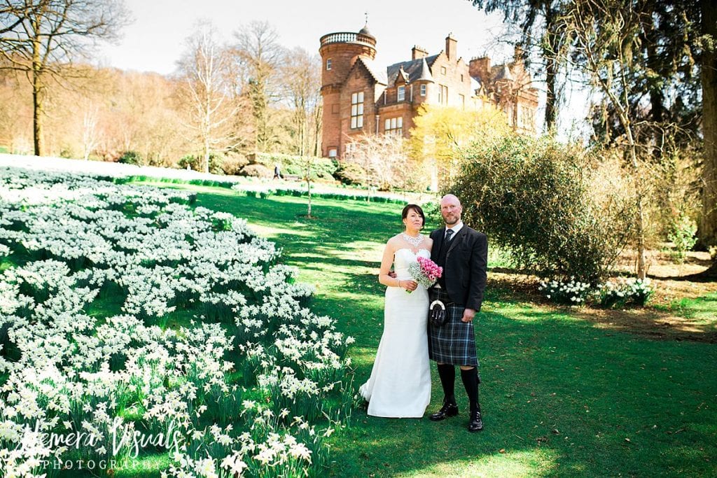 Threave gardens wedding castle douglas dumfries