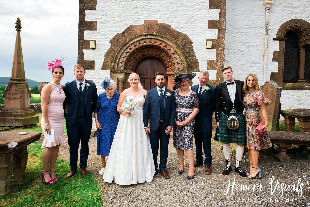 Farm Marquee wedding Dumfries Scotland