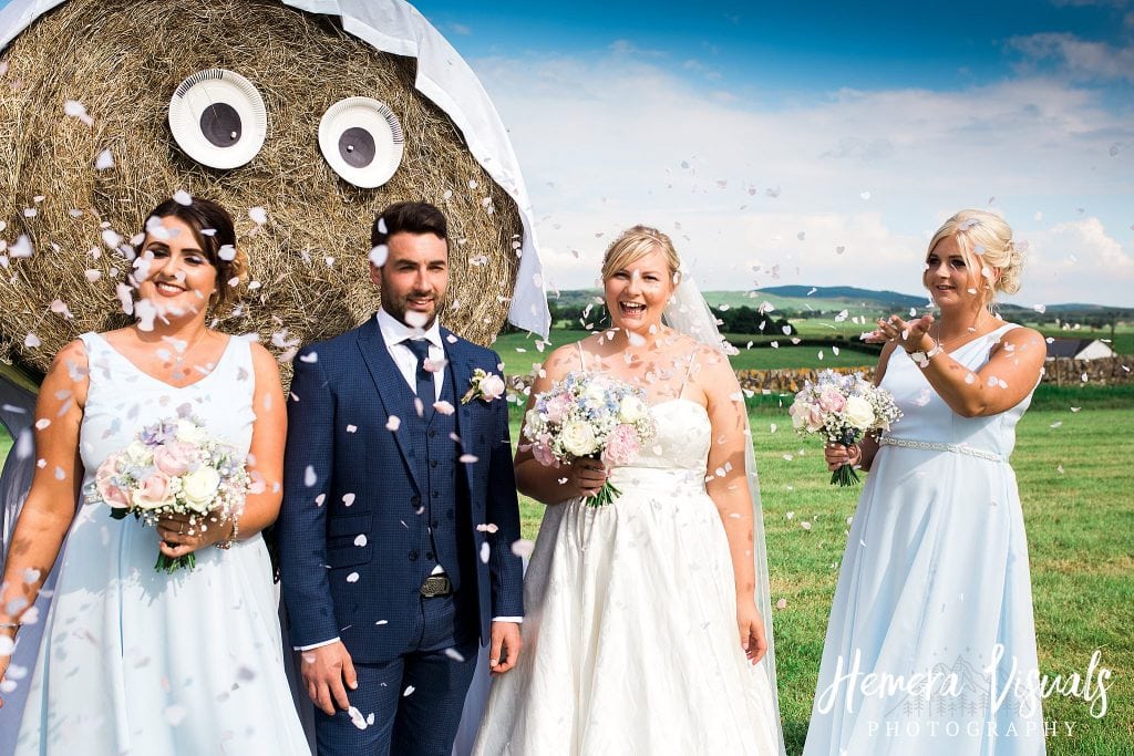 Farm Marquee wedding Dumfries Scotland