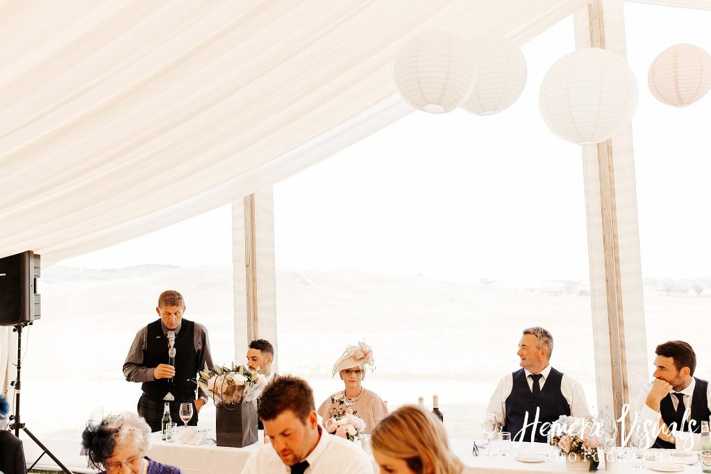 Farm Marquee wedding Dumfries Scotland