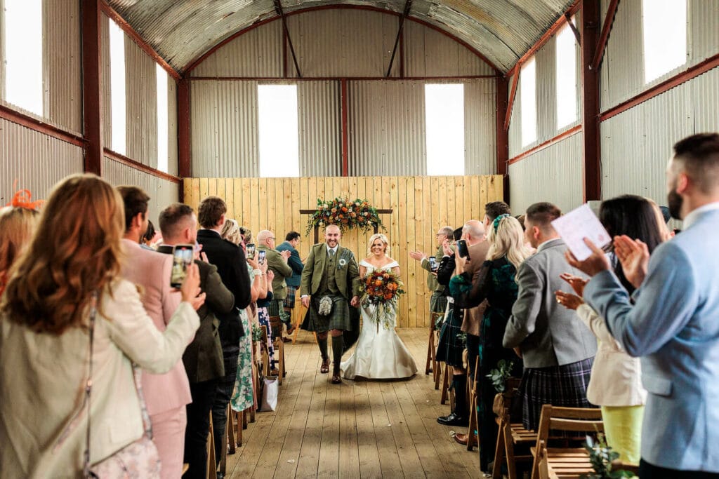 dalduff wedding venue ceremony barn