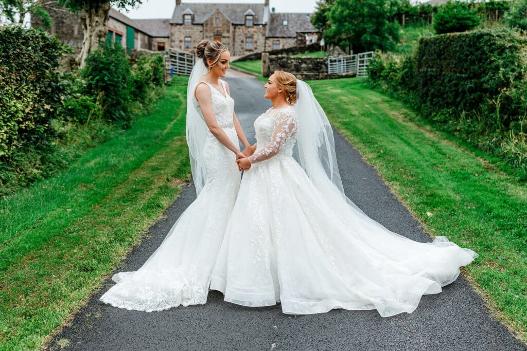 harelaw farm wedding couple shoot